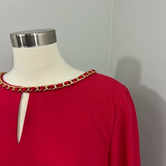 Tahari Red Dress - Picture 4 of 14